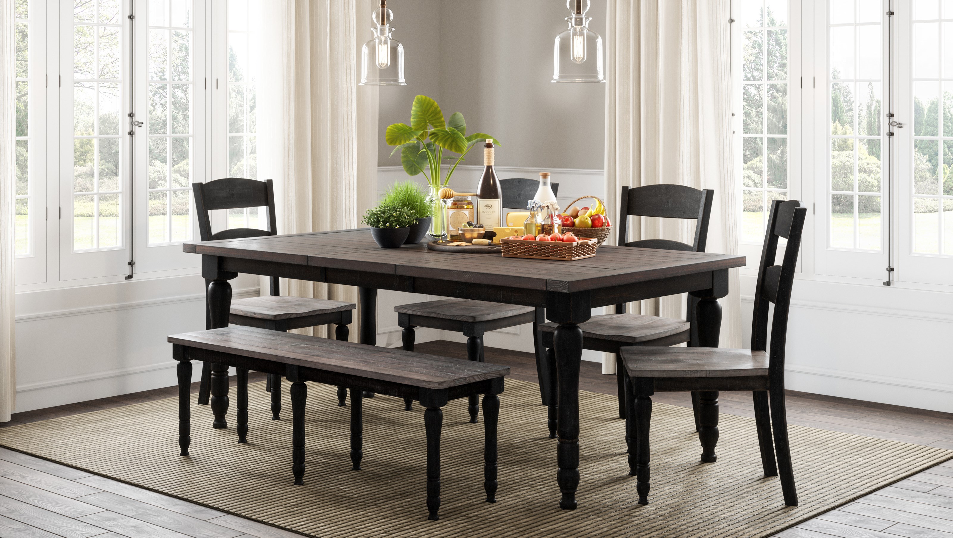 Jofran Madison County 1702 42 Dining Extension Table Furniture and More Kitchen Tables